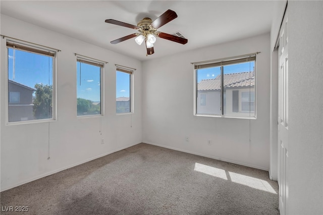 9165 Starling Wing Pl, Las Vegas, NV 89143 - carpeted spare room featuring ceiling fan and baseboards