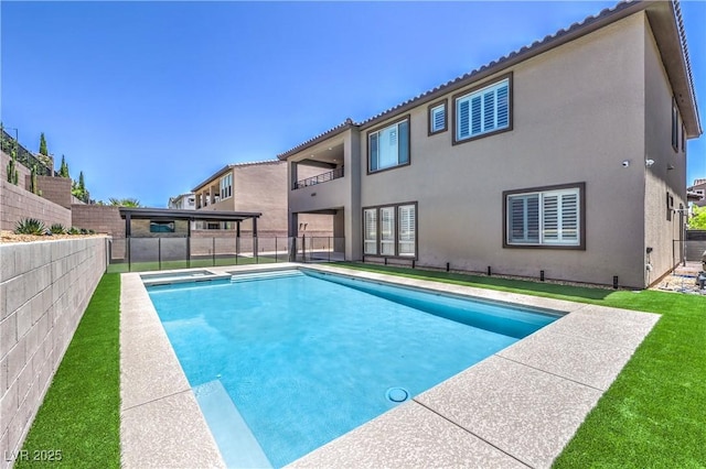 201 Carmel Sky St, Las Vegas, NV 89138 - view of pool with a fenced backyard