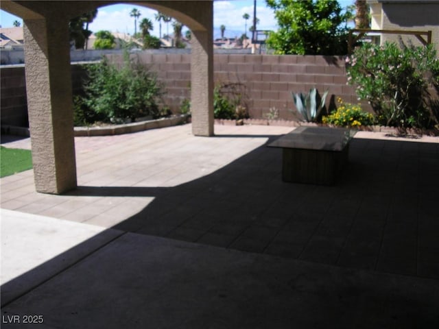 1927 Raspberry Hill Rd, Las Vegas, NV 89142 - view of patio with a fenced backyard