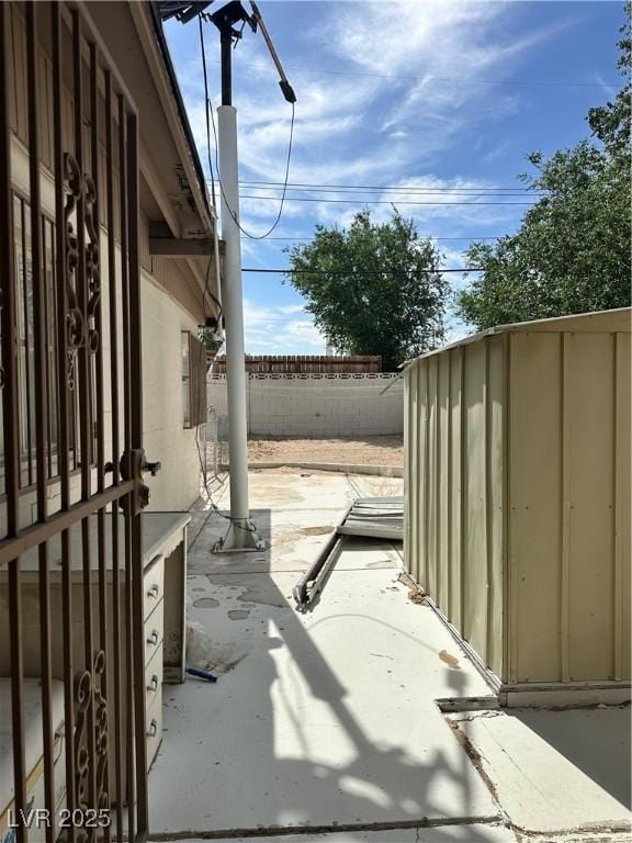2300 Pardee Pl, Las Vegas, NV 89104 - fenced backyard featuring a patio