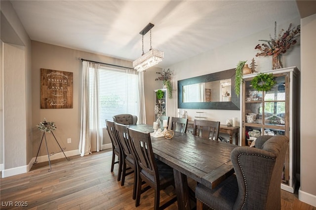 3698 Regatta Landing Dr, Las Vegas, NV 89141 - dining room with wood finished floors and baseboards