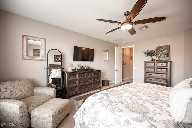 3698 Regatta Landing Dr, Las Vegas, NV 89141 - bedroom with a ceiling fan and baseboards
