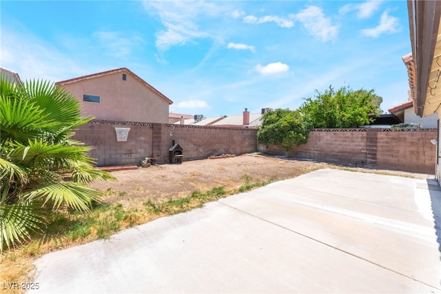 4378 Cherrystone Ct, Las Vegas, NV 89121 - fenced backyard with a patio area