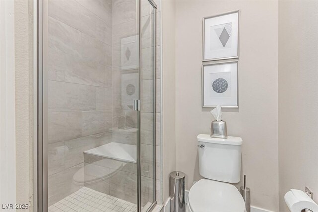 3165 Via Como Dr, Henderson, NV 89044 - full bath with toilet and a stall shower
