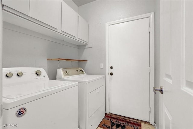 3389 Commendation Dr, Las Vegas, NV 89117 - laundry room featuring cabinet space and washer and dryer
