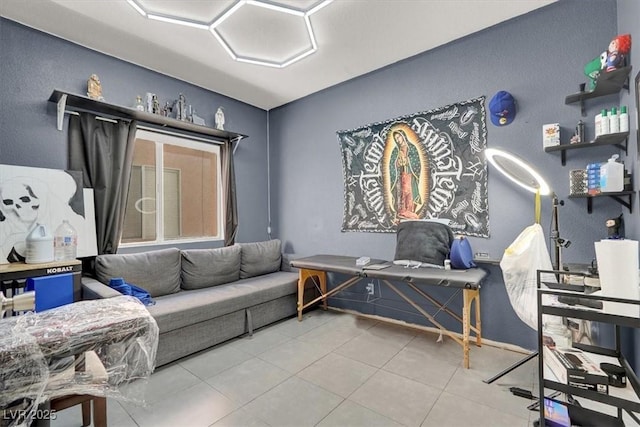 3389 Commendation Dr, Las Vegas, NV 89117 - living area with tile patterned floors