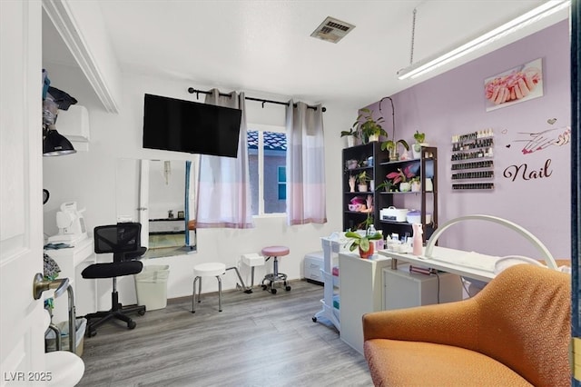 3389 Commendation Dr, Las Vegas, NV 89117 - home office featuring wood finished floors