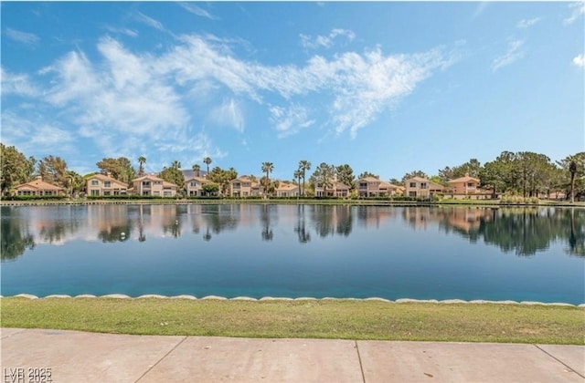 3151 Soaring Gulls Dr Unit 1023, Las Vegas, NV 89128 - water view with nearby suburban area