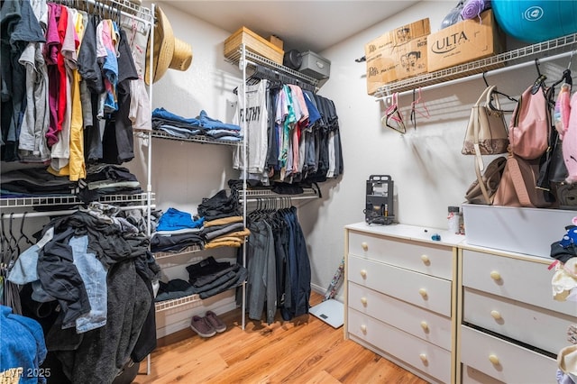 120 N Phyllis St, Las Vegas, NV 89110 - walk in closet featuring wood finished floors