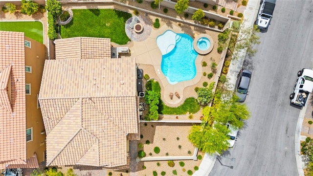 419 Vigo Port St, Las Vegas, NV 89138 - drone / aerial view of a pool area
