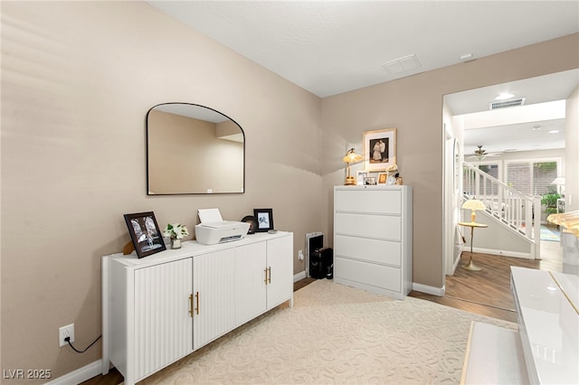 419 Vigo Port St, Las Vegas, NV 89138 - bedroom with baseboards and light wood-style floors
