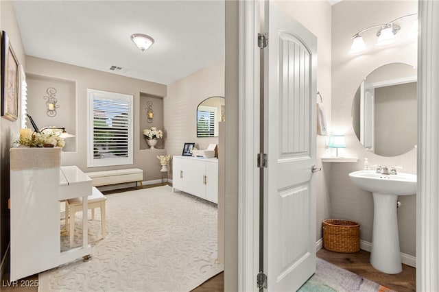 419 Vigo Port St, Las Vegas, NV 89138 - bathroom with wood finished floors and baseboards