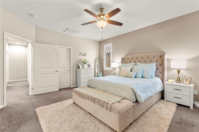 419 Vigo Port St, Las Vegas, NV 89138 - carpeted bedroom with baseboards and ceiling fan