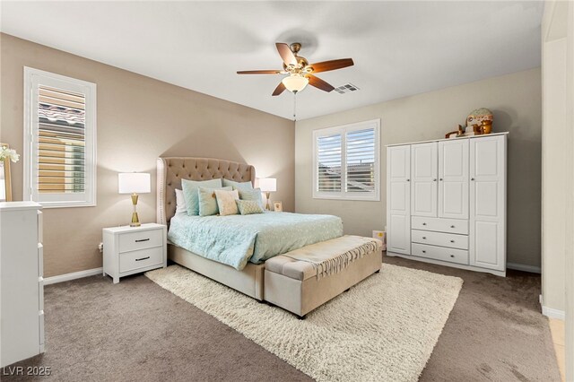 419 Vigo Port St, Las Vegas, NV 89138 - bedroom featuring carpet floors, baseboards, and a ceiling fan