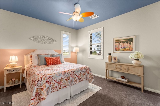 419 Vigo Port St, Las Vegas, NV 89138 - carpeted bedroom featuring baseboards and a ceiling fan