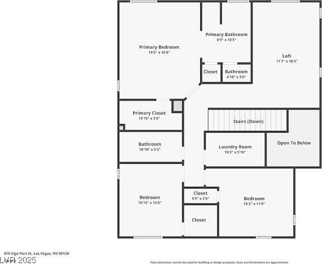 419 Vigo Port St, Las Vegas, NV 89138 - floor plan / room layout