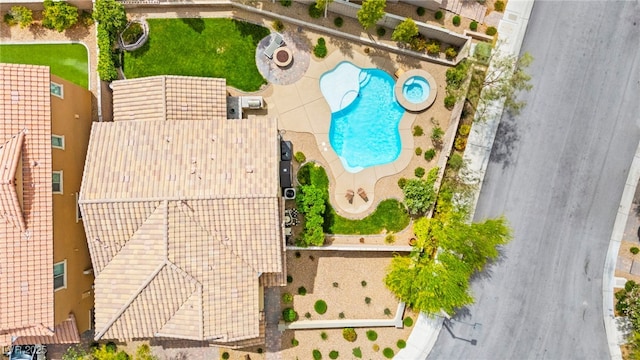 419 Vigo Port St, Las Vegas, NV 89138 - bird's eye view of a pool