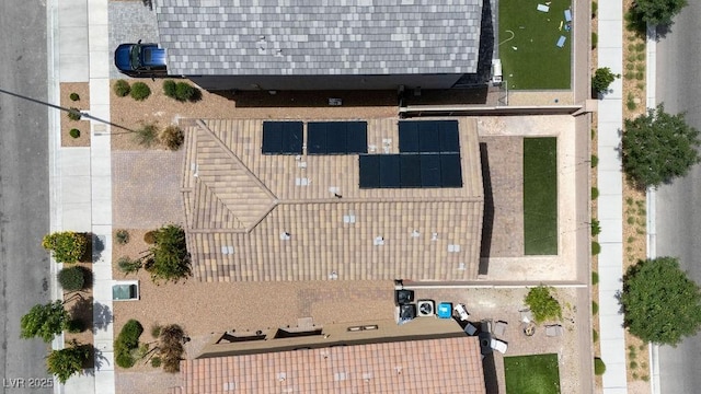 view from above of property