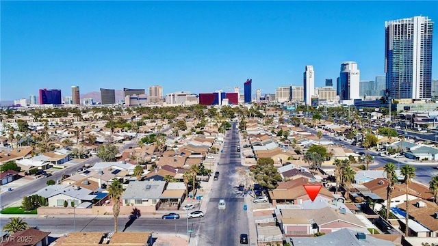 bird's eye view of a view of skyline