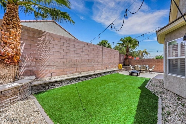 8836 Martin Downs Pl, Las Vegas, NV 89131 - view of yard with a patio area