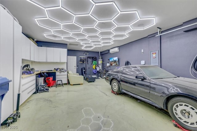 8836 Martin Downs Pl, Las Vegas, NV 89131 - garage featuring an AC wall unit