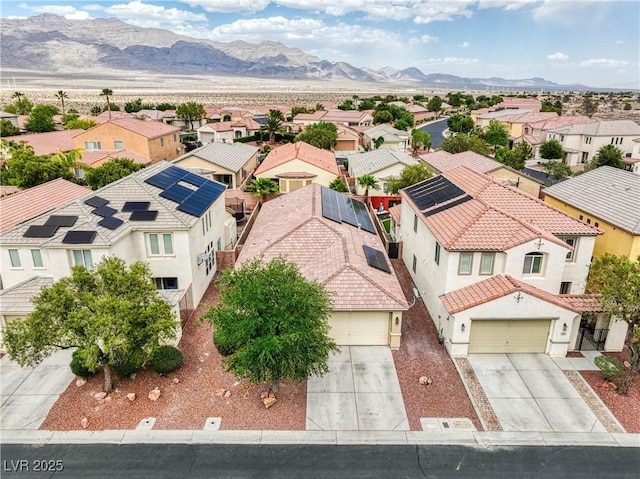 8836 Martin Downs Pl, Las Vegas, NV 89131 - aerial view of residential area with mountains