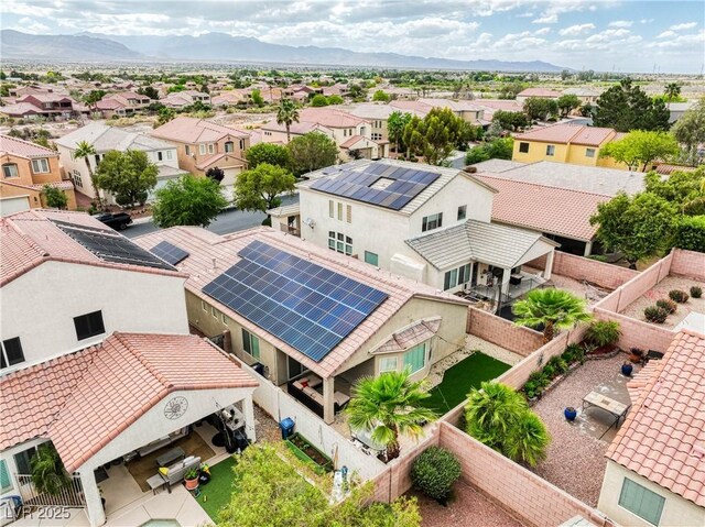 8836 Martin Downs Pl, Las Vegas, NV 89131 - aerial perspective of suburban area featuring mountains