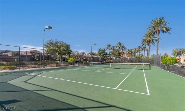8836 Martin Downs Pl, Las Vegas, NV 89131 - view of tennis court featuring fence