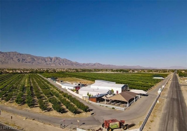 8836 Martin Downs Pl, Las Vegas, NV 89131 - overview of rural landscape featuring abundant farmland and mountains