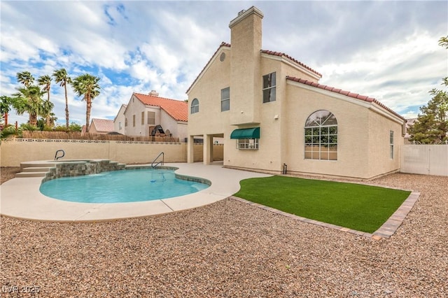 2107 Fountain Springs Dr, Henderson, NV 89074 - view of swimming pool featuring a fenced backyard and a patio