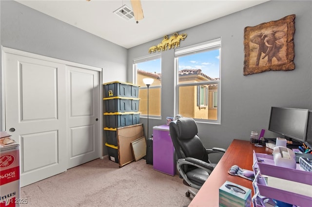 2672 Painted Mist Ct, Las Vegas, NV 89142 - office area featuring light colored carpet