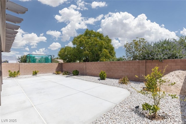 view of patio / terrace featuring a fenced backyard