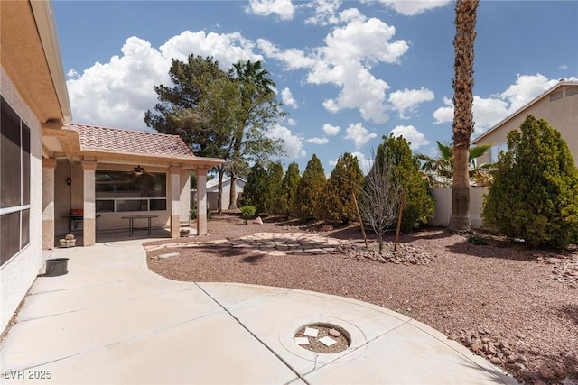 3522 Shonna Way N, Las Vegas, NV 89032 - fenced backyard with a patio