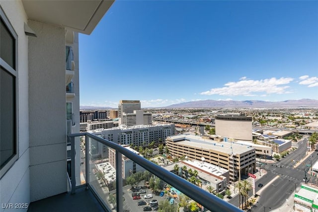 150 Las Vegas Blvd Unit 2003, Las Vegas, NV 89101 - balcony with a mountain view and a view of city
