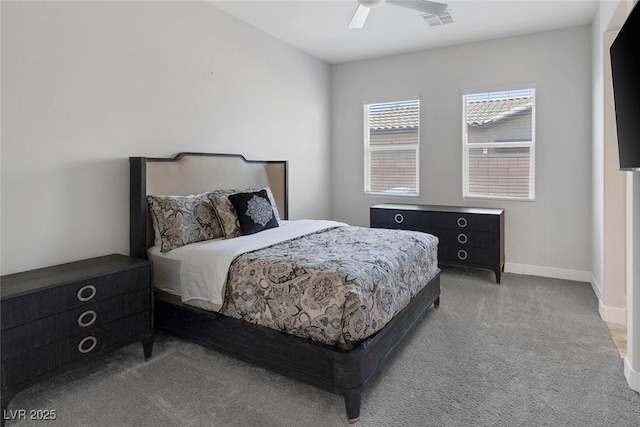 11088 Westcroft Way, Las Vegas, NV 89183 - carpeted bedroom featuring ceiling fan and baseboards