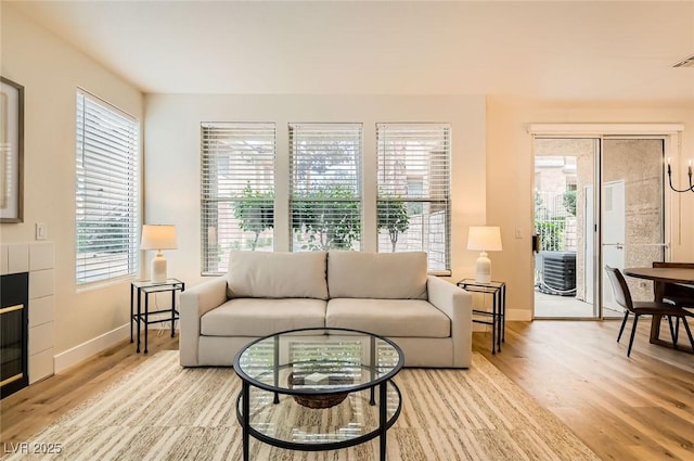 251 S Green Valley Pkwy Unit 1311, Henderson, NV 89012 - living room with light wood finished floors and baseboards
