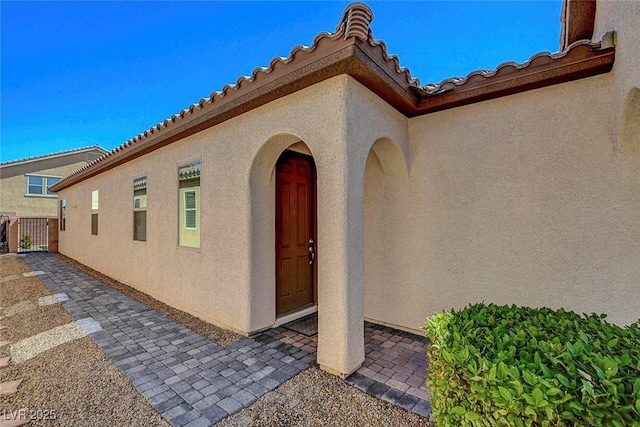 248 Windmill Croft Dr, Las Vegas, NV 89148 - view of exterior entry featuring stucco siding