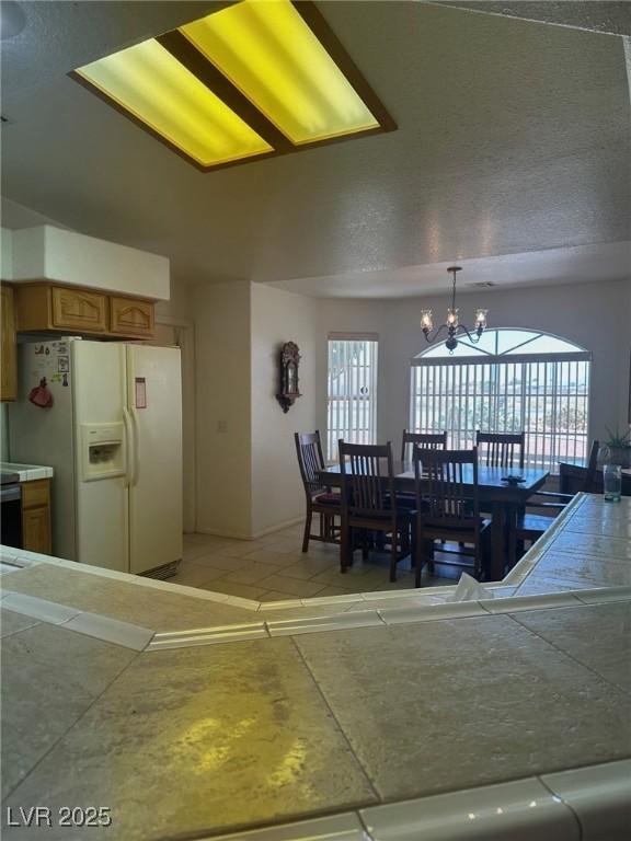 1461 E Elderberry St, Pahrump, NV 89048 - dining room with a chandelier