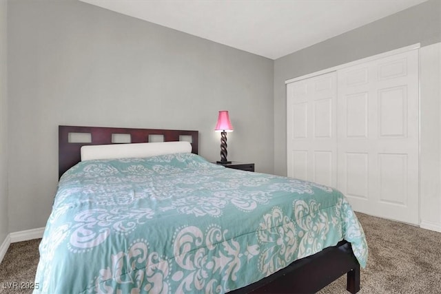 3930 University Center Dr Unit 603, Las Vegas, NV 89119 - bedroom with carpet flooring, a closet, and baseboards