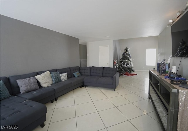 6002 Stone Hollow Ave, Las Vegas, NV 89156 - living area featuring light tile patterned floors