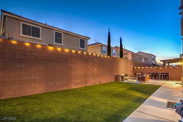 10047 Alden Creek St, Las Vegas, NV 89141 - view of yard featuring a patio area