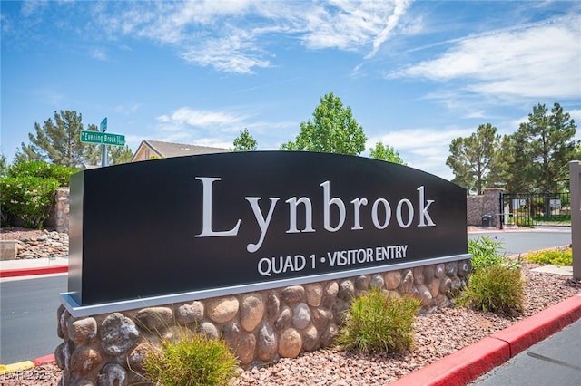 7500 Peaceful Brook St, Las Vegas, NV 89131 - view of community sign