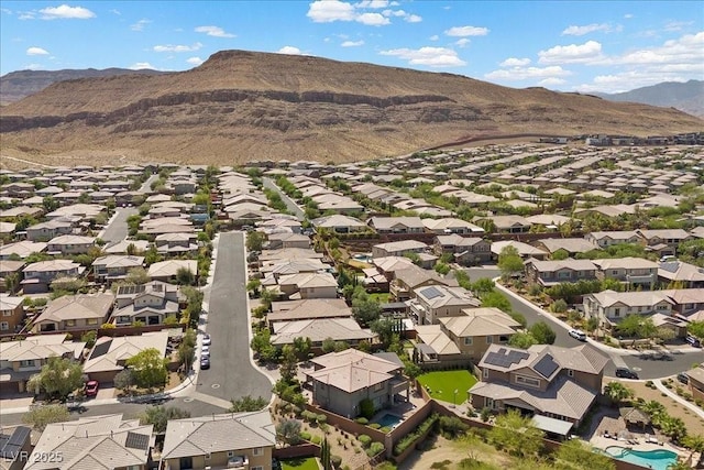 10470 Dove Meadow Way, Las Vegas, NV 89135 - aerial perspective of suburban area featuring mountains
