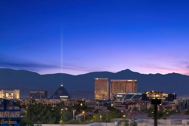10470 Dove Meadow Way, Las Vegas, NV 89135 - city view featuring a mountain backdrop