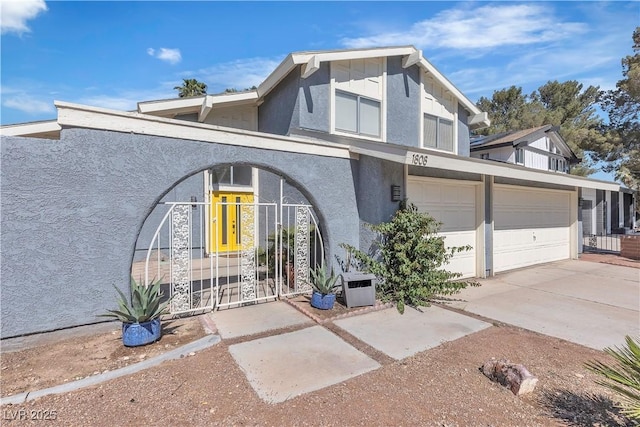 1808 Piccolo Way, Las Vegas, NV 89146 - view of front facade featuring stucco siding, concrete driveway, and an attached garage