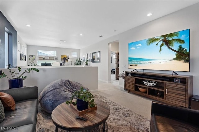10954 Free Flow Pl, Las Vegas, NV 89138 - living area with recessed lighting and baseboards
