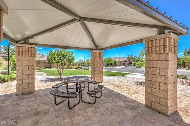 8269 Skye Peak St, Las Vegas, NV 89166 - view of patio / terrace