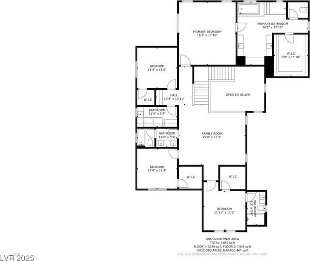 352 Dandelion Brook Ct, Las Vegas, NV 89148 - room layout
