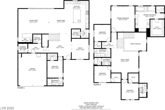 352 Dandelion Brook Ct, Las Vegas, NV 89148 - floor plan / room layout