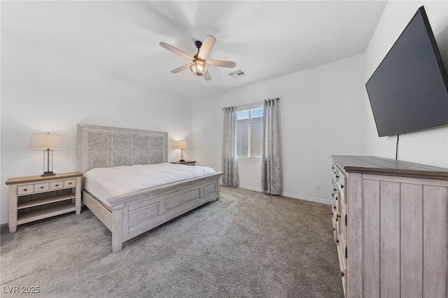 485 Pebble Run Ave, Henderson, NV 89011 - bedroom featuring carpet, a ceiling fan, and baseboards